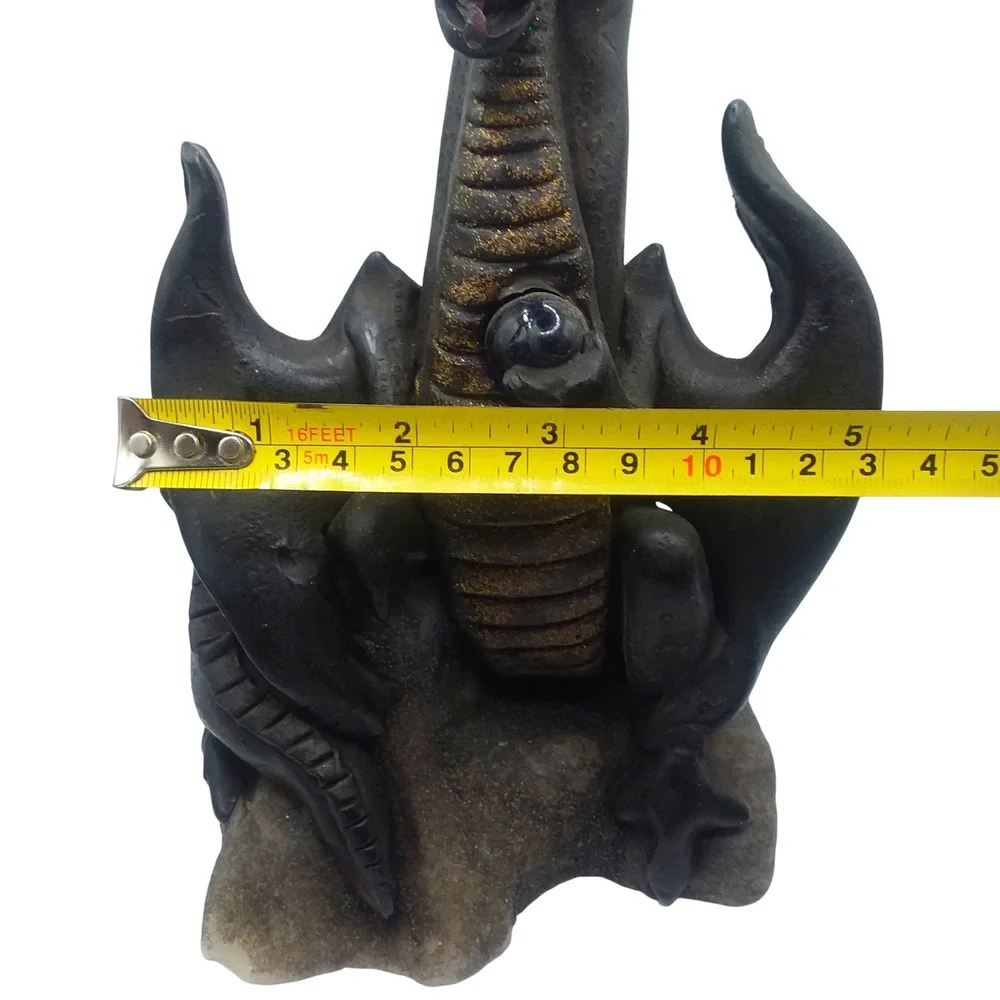 Northern Lights Signed Dragon Candle Gothic Winged‎ 9